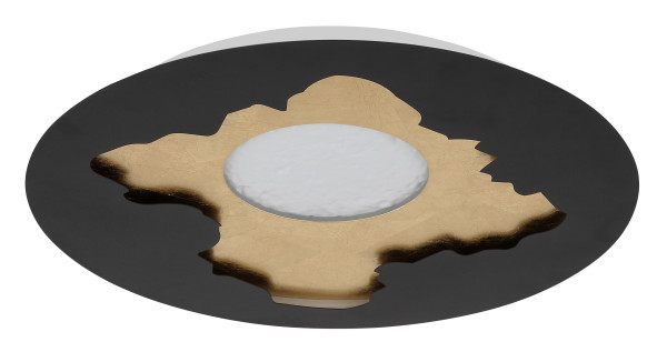 Deckenleuchte OBSCURA in schwarz aus Metall