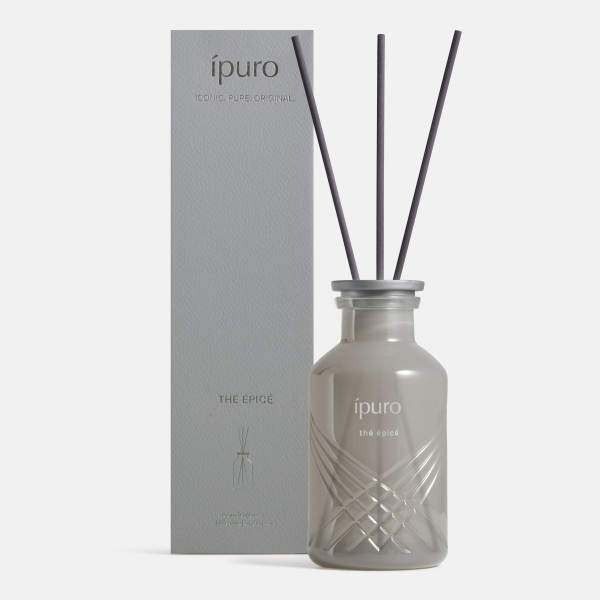 Raumduft ipuro THE EPICE in grau aus Glas