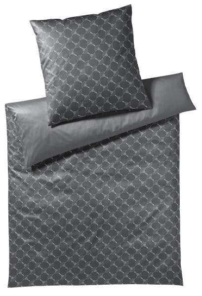 Kissenbezug JOOP! Mako-Satin in graphit aus Baumwolle