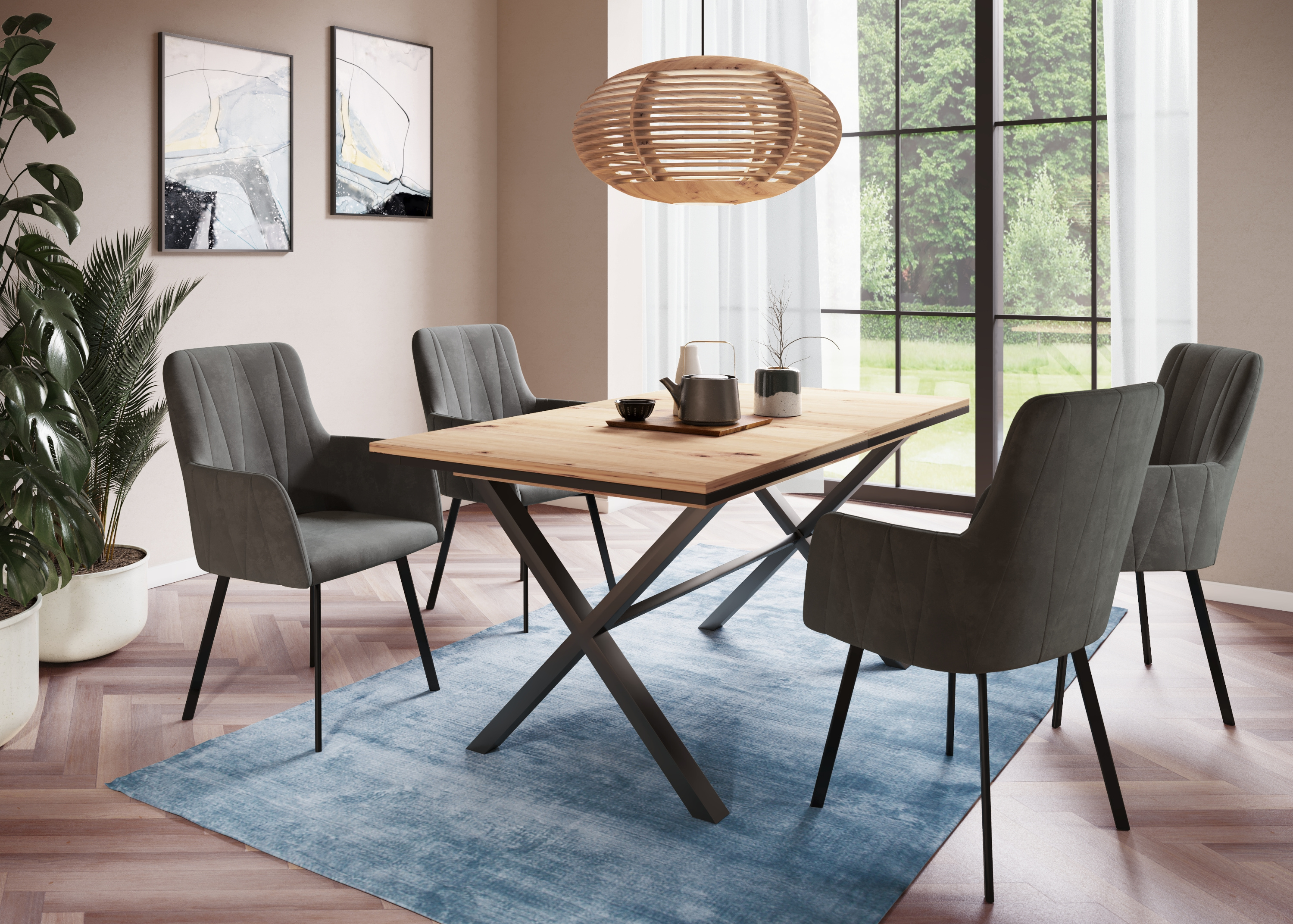 Komplette Tischgruppen | Esszimmer | Räume