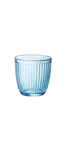 Trinkgläser-Set LINE in blau aus Glas