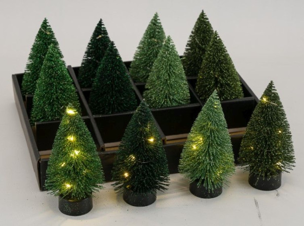 Weihnachtsbaum DRAHT LED in grün aus Kunststoff