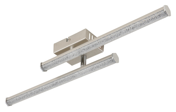 Deckenleuchte KIRINA in Nickel aus Kunststoff