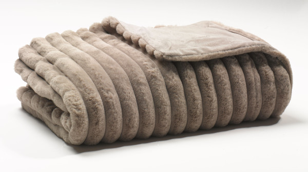 Wohndecke CORD in taupe