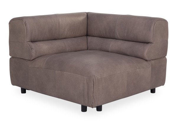 Ecke ZEFERINO LICATA in grau aus Leder