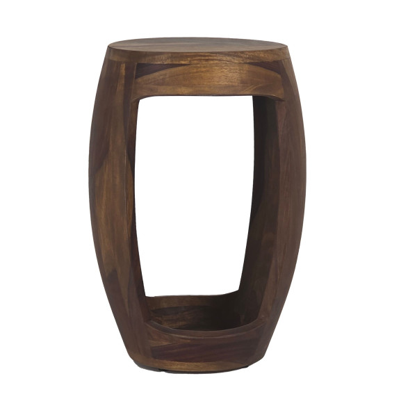 Beistelltisch in braun aus Holz