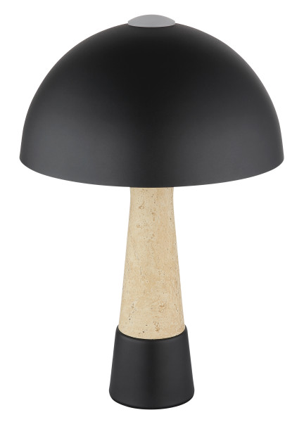 Tischleuchte PAULIN in schwarz aus Metall