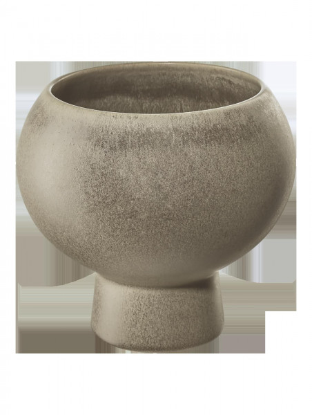 Vase/Übertopf in stone aus Steingut