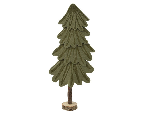 Weihnachtsbaum in grün aus Filz