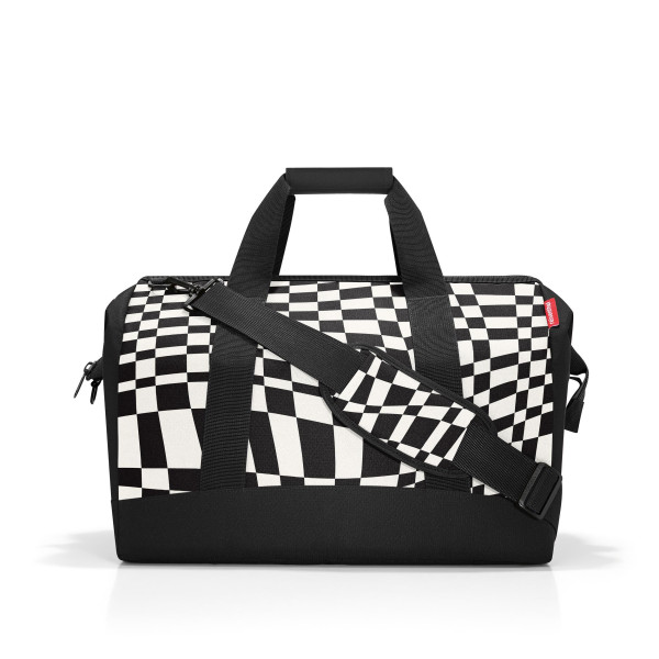 allrounder reisenthel L - op-art in schwarz/weiß aus Polyester