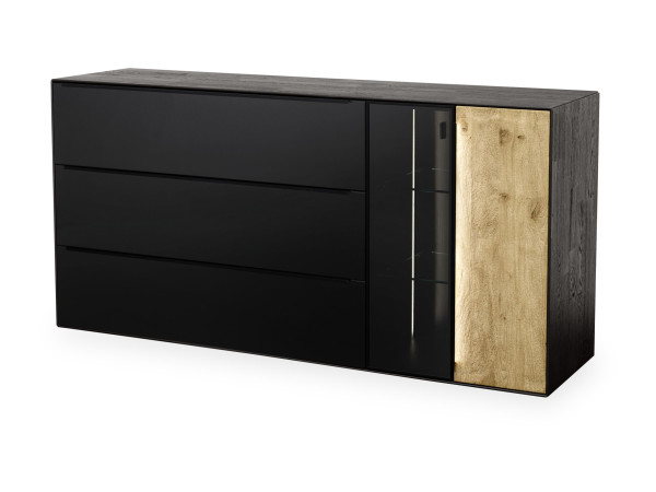 Sideboard Rolf Weber DARMSTADT in Asteiche aus Massivholz