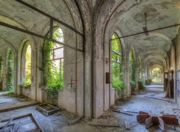 Akustikbild LOST PLACE aus Materialmix