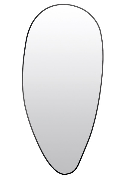 Spiegel FRISCO in schwarz aus Stahl