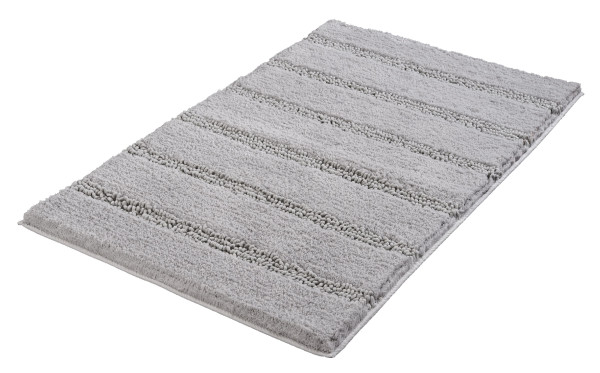 Badteppich MONROVIA in platinfarben aus Polyester