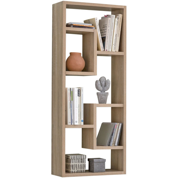 Wandregal in  grau aus Holz