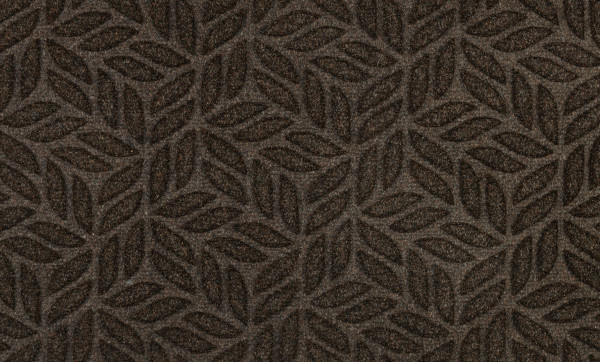 Fußmatte DUNE LEAVES in braun aus Mischgewebe