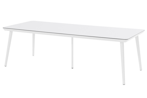 Gartentisch SOPHIE in weiß aus HPL-Platte