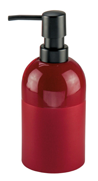 Seifenspender DEEP in granat aus Steinzeug