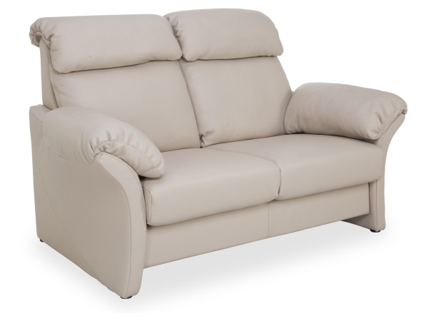 Sofa Rolf Weber 2 Sitzer SALLGAST in creme aus Leder