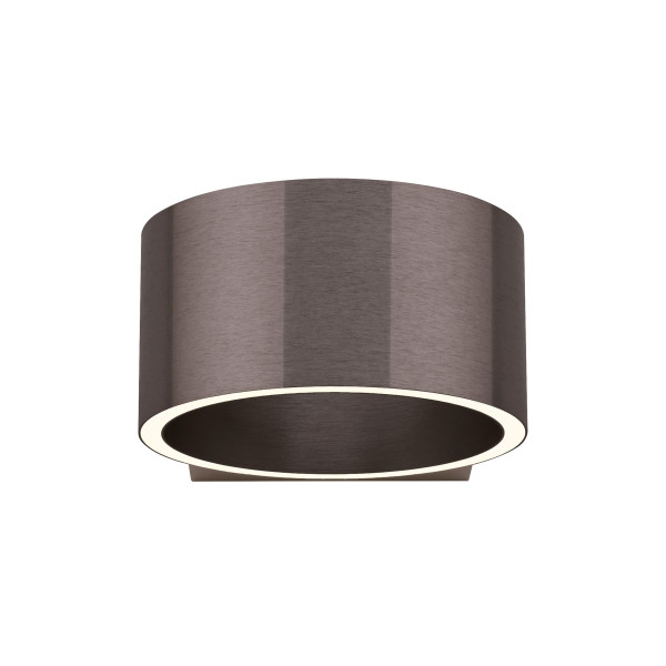 Wandleuchte PURE CLIPSE in braun aus Metall