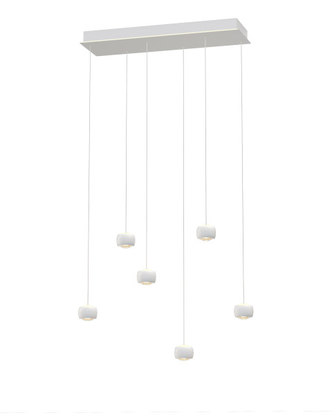 Pendelleuchte QUIBERON in Nickel aus Metall