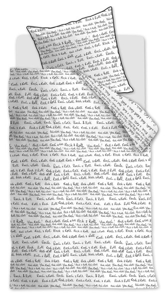 Bettwäsche ROCK&ROLL aus Baumwolle