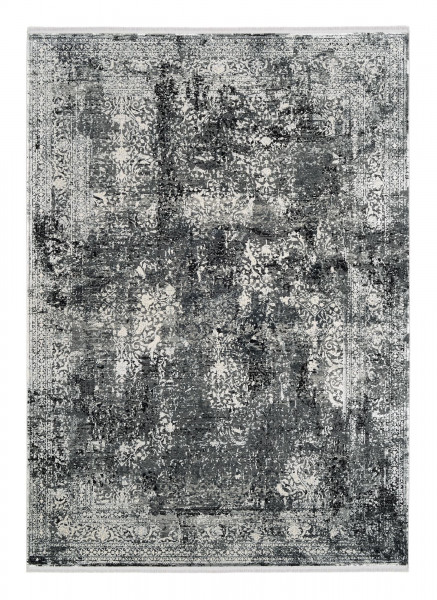 Teppich LOTUS in grau aus Mischgewebe