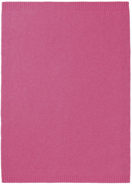 Kinderwolldecke WOOL KNIT PINK in pink aus Wolle