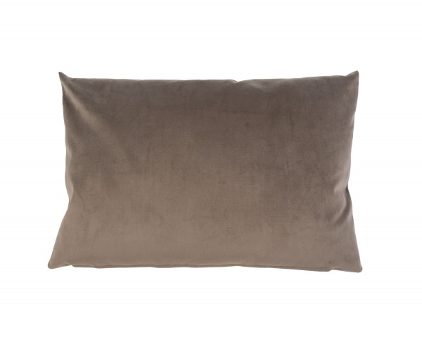 Kissenhülle DUVAL taupe in taupe aus Polyester