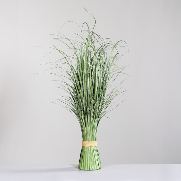 Kunstpflanze GRAS in grün aus Kunststoff