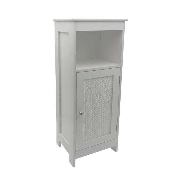 Badschrank in weiß aus MDF