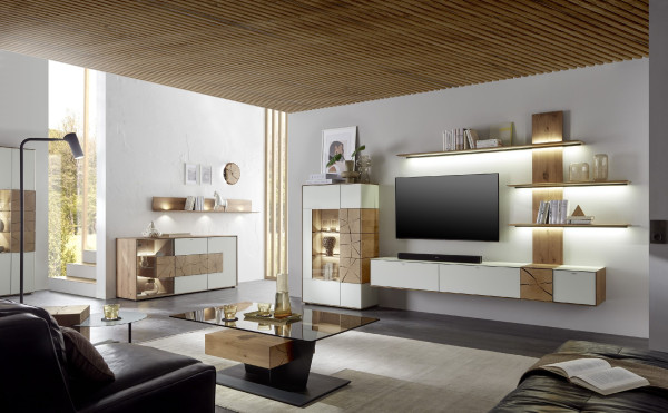 Wohnwand hartmann HEAVEN in Kerneiche aus Massivholz