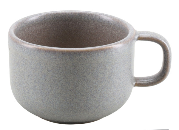 Kaffeeobertasse UNO in grau aus Steinzeug