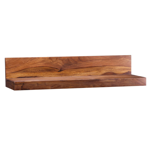 Wandregal MUMBAI in braun aus Holz