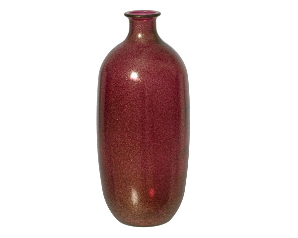 Vase in pink aus Glas