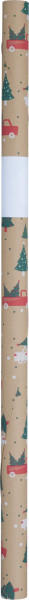 Geschenkpapier Rolle KRAFT in mehrfarbig aus Papier