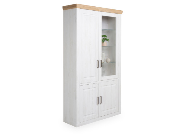 Vitrine HARPER MISAWA in weiß aus Dekor