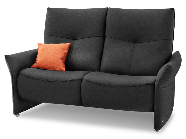 Sofa 2 Sitzer MONDO VARIA 4935 in Lava aus Stoff