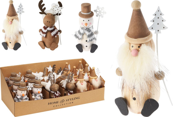 Schneemann/Elch/Weihnachtsmann