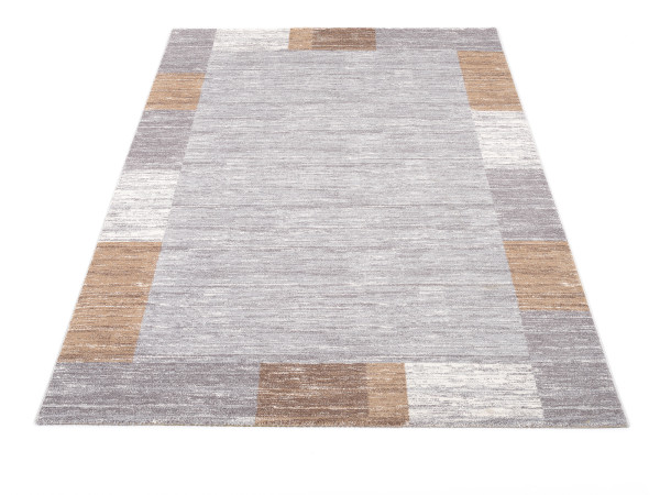 Teppich SOFI STAR in grau aus Polyester