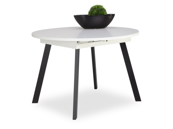 Esstisch HARPER MESOTEN in weiß aus Dekor