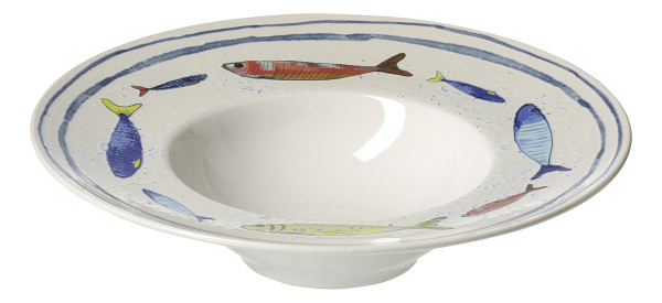 Gourmetteller MARO in mehrfarbig aus Steinzeug