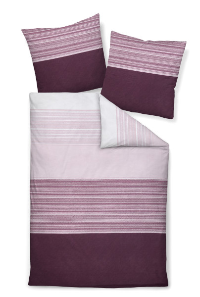 Bettwäsche MOMENTS Mako-Satin aus Baumwolle