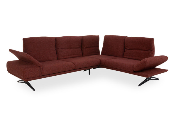 Polsterecke KOINOR ELEMENTS in rot aus Stoff
