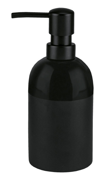 Seifenspender DEEP in schwarz aus Steinzeug