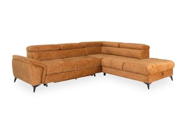 Polsterecke HARPER WASARI in amber 9 aus Stoff