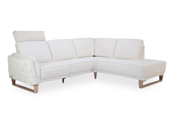 Polsterecke SANSIBAR SALTUM in ivory aus Stoff