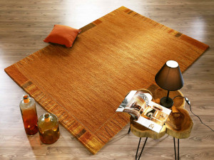 Nepal-Teppich LAMAR kupfer Nepal-Teppich LAMAR kupfer