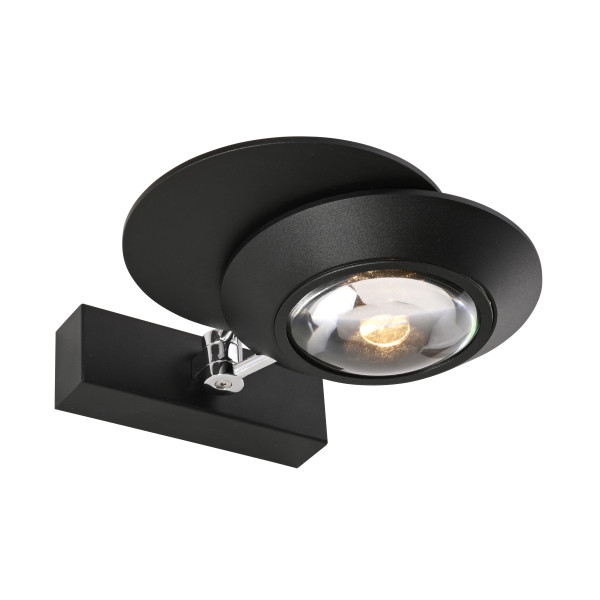 Wandleuchte PURE OCULIS in schwarz
