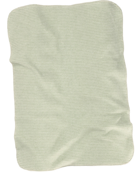 Kinderdecken COTTON GREEN in grün aus Mischgewebe